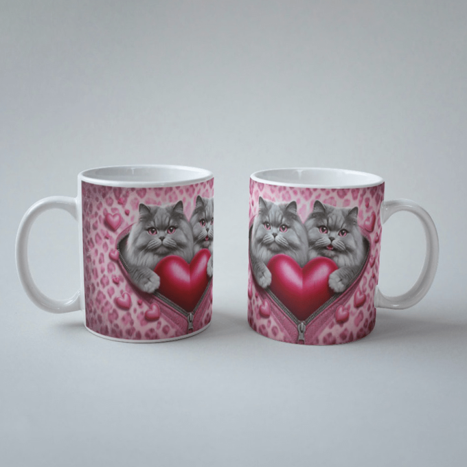 Valentijn twin cats beker